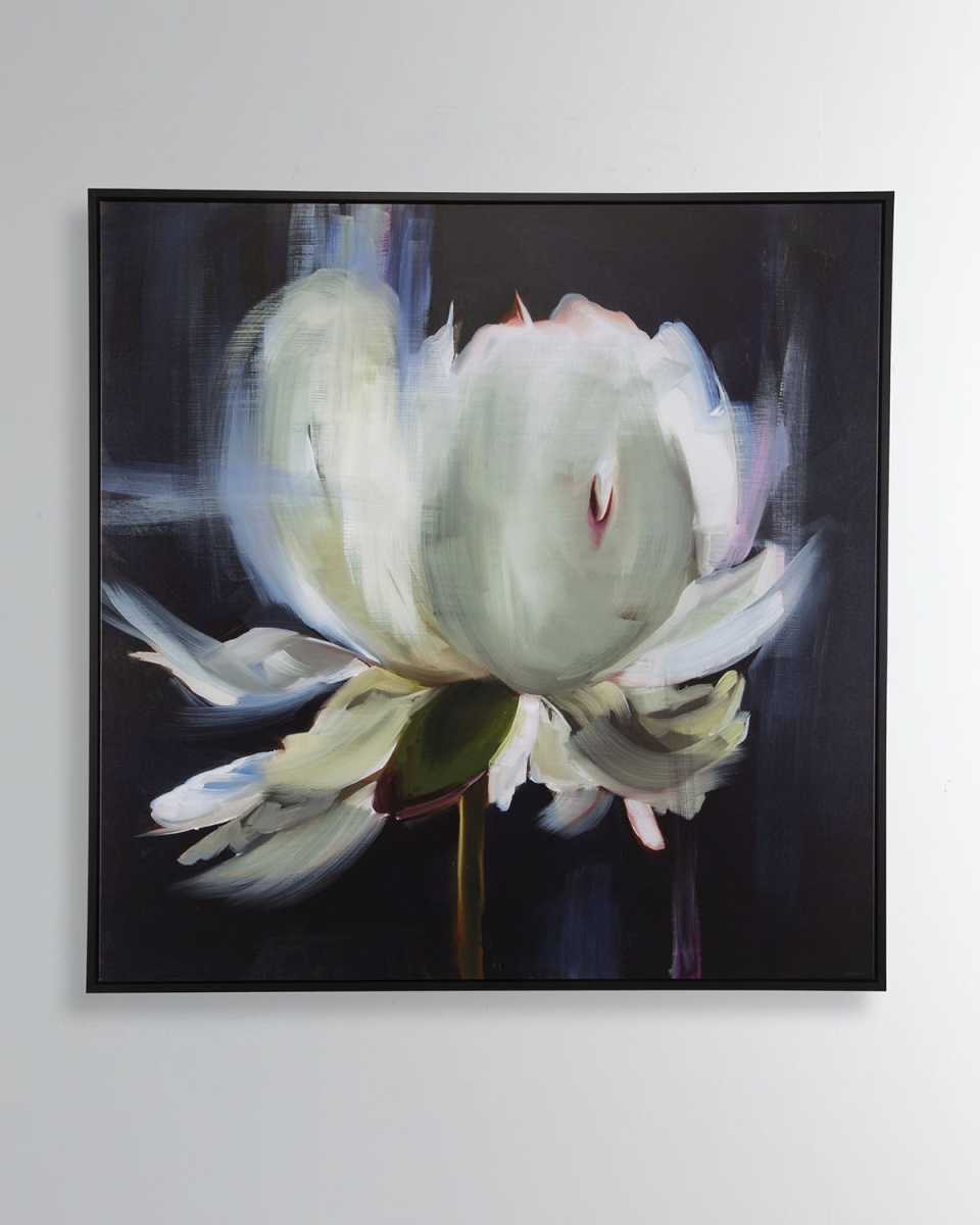 "Peony" Framed Canvas by Liz Jardin